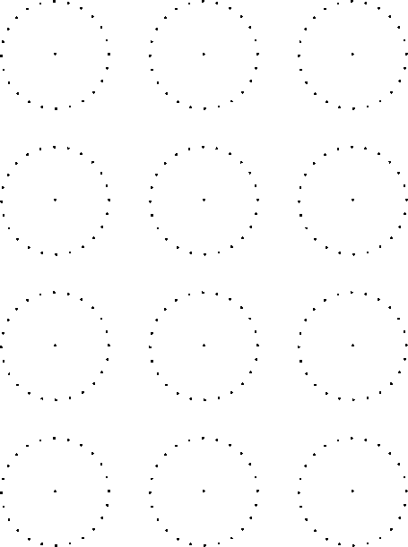 Circle Geoboards paper